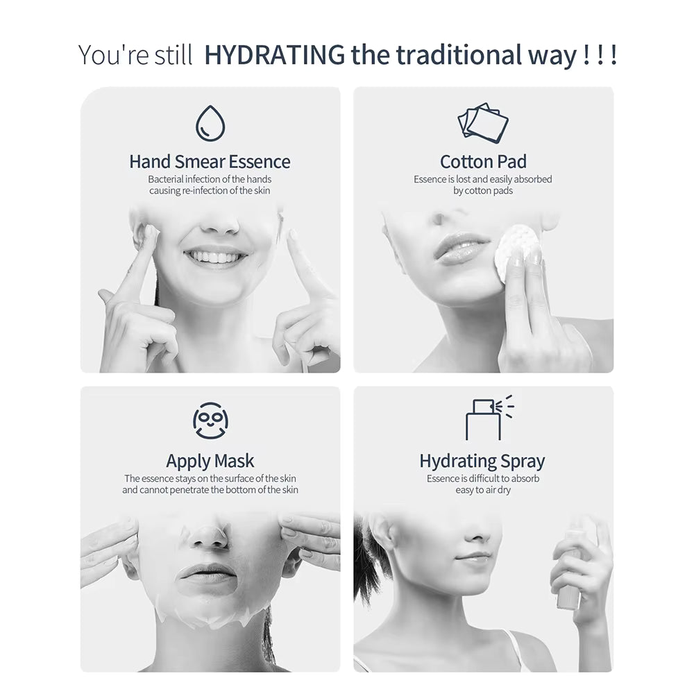 HydroGlow LED Light Oxygen Injection Nano Airbrush