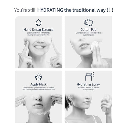 HydroGlow LED Light Oxygen Injection Nano Airbrush
