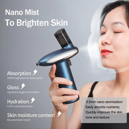 HydroGlow LED Light Oxygen Injection Nano Airbrush